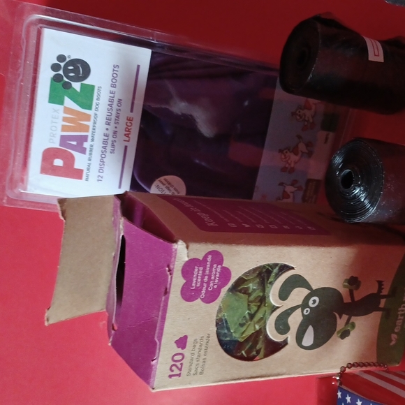 Earth rated biodegradable poop 💩  bags/Pawz paw covers - Picture 3 of 10